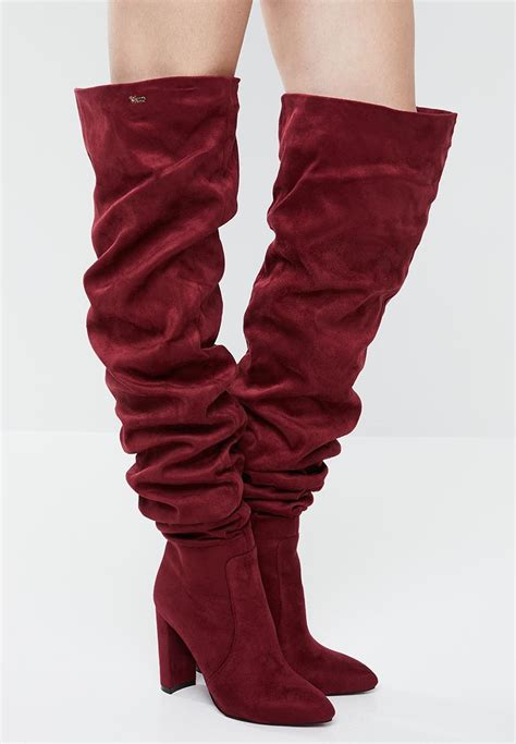 unique over the knee boots.